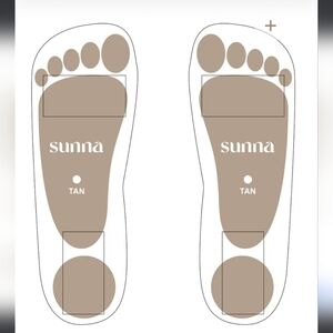 Sunna Tan Foot Pads Spray Tan Foot Stickies 25 Pack